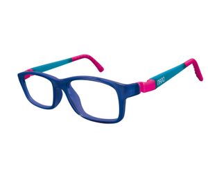 Nano Crew Glow 3.0 Kids Eyeglasses Crystal Navy/Fuchsia/Glowing Blue 