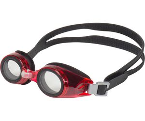 Leader xRx Eyeglasses Custom Rx-able Kids Swim Goggle Junior w/Rx Cherry/Black
