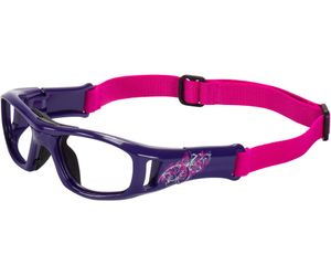 C2 Hilco Leader Kids Sports Saftey Glasses Free Spirit Purple with Strap