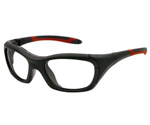 Versport VX65522 Hercules Kids Sports Goggles Mt Black/Red Eye Size 52-17 