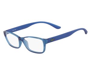 Lacoste L3803B-440 Kids Eyeglasses Azure with Glitter Temples  