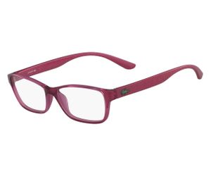 Lacoste L3803B-525 Kids Eyeglasses Fuchsia with Glitter Temples  