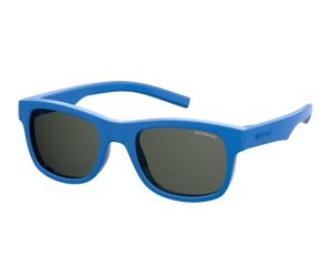 Polaroid Kids PLD-8020/S/SM Sunglasses Polarized 0PJP-M9 Blue/Grey 