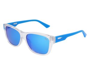 Puma Junior Kids Sunglasses PJ0004S-008 Crystal/Light Blue