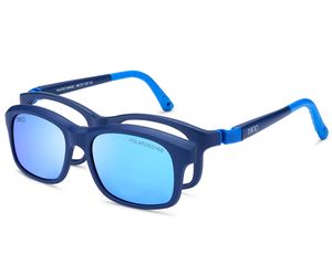 Nano Arcade Solar Clip 3.0  Kids Eyeglasses Matte Blue/Blue 