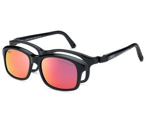 Nano Arcade Solar Clip 3.0 Kids Eyeglasses Black/Black 