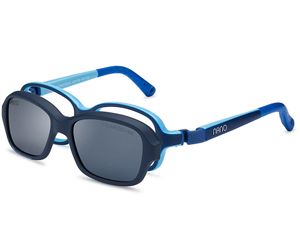 Nano Replay Solar Clip 3.0 Kids Sunglasses Matte Navy/Blue