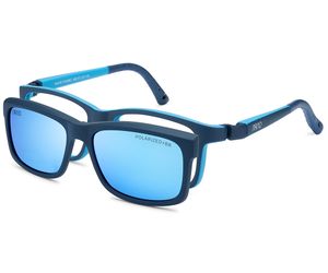 Nano Fangame Solar Clip 3.0 Kids Eyeglasses Matte Blue/Cyan 