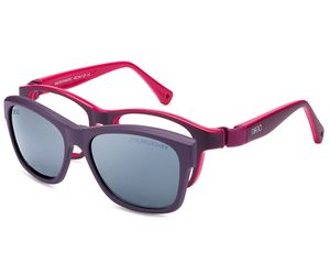 Nano Gaikai Solar Clip 3.0 Kids Eyeglasses Matte Purple/Raspberry 