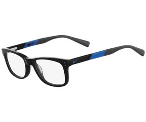 Nike 5538-013 Kids Eyeglasses Black Photo Blue