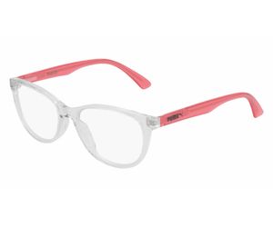 Puma Junior Kids Eyeglasses PJ0018O-007 Crystal/Orange