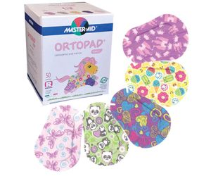 Ortopad® Bamboo Girls Junior Eye Patches for Kids 50/Box 