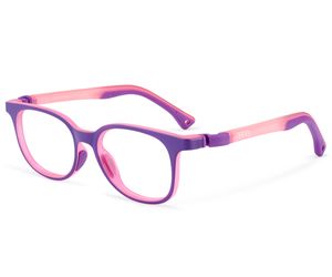 Nano Pixel Glow 3.0 Kids Eyeglasses Matte Purple/Glowing Pink