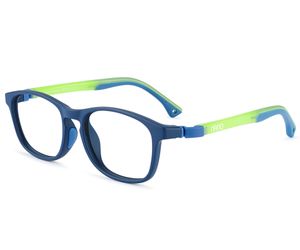 Nano Power Up Glow 3.0 Kids Eyeglasses Matte Navy/Glowing Yellow