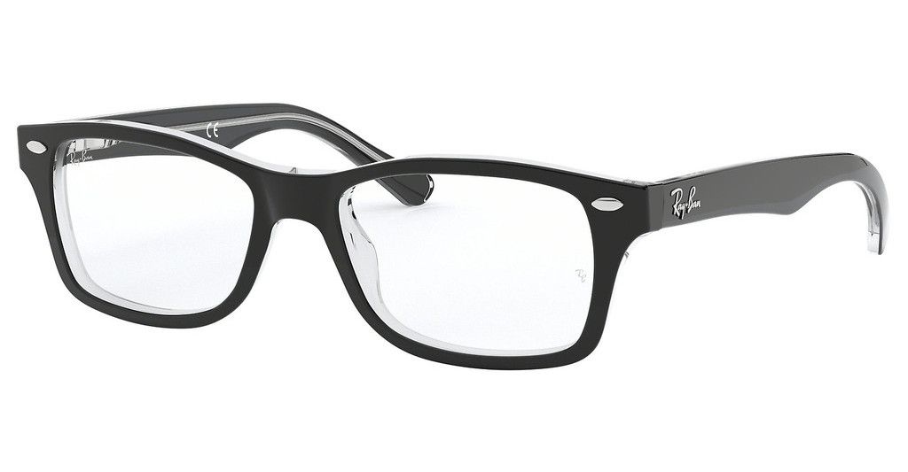 Ray Ban Junior RY1531 3529 Children s Glasses Black on Transparent