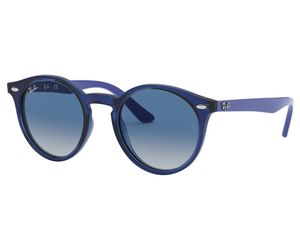 Ray-Ban Junior RJ9064S-70624L Kids Sunglasses Transparent Blue 