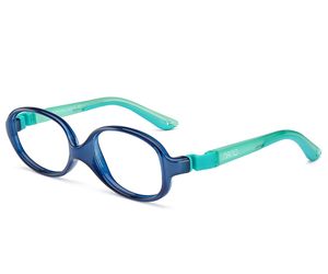 Nano Clipping 3.0 Kids Glasses Crystal Navy/Turquoise