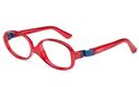 Nano Clipping Kids Glasses Crystal Red/Navy