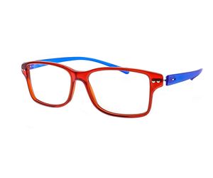 iGreen V4.28-C09 Kids Eyeglasses Shiny Red/Matt Royal Blue