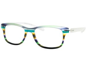 iGreen V4.46-CM05 Kids Eyeglasses Matte Multi-Layered Green/Matt Crystal