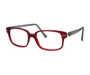 iGreen V4.92-C017 Kids Eyeglasses Dk Red/Matt Light Grey