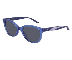 Puma Junior Kids Sunglasses PJ0052S-002 Blue Blue Lenses 