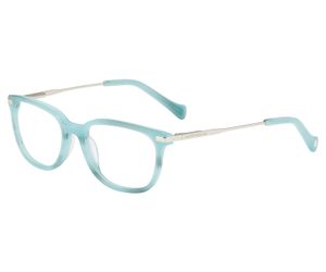 Lucky Brand Children's Eyeglasses D722 Teal Horn