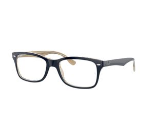 Ray-Ban Eyeglasses RX5228-8119 Blue on Transparent Light Brown