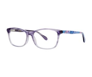 Lilly Pulitzer Azita Girls Eyeglasses Purple Shell