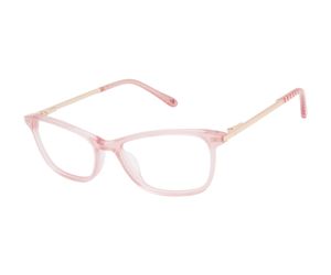 Lulu Guinness Girls Eyeglasses LK033 Pink Glitter 