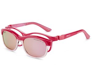 Nano Camper Solar Clip 3.0 Kids Sunglasses Coral/Pink