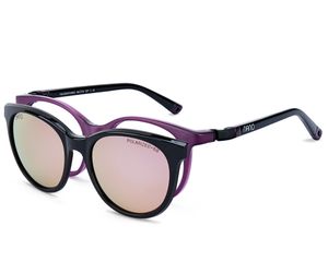 Nano Glitch Solar Clip 3.0 Kids Eyeglasses Matte Purple/Purple/Black