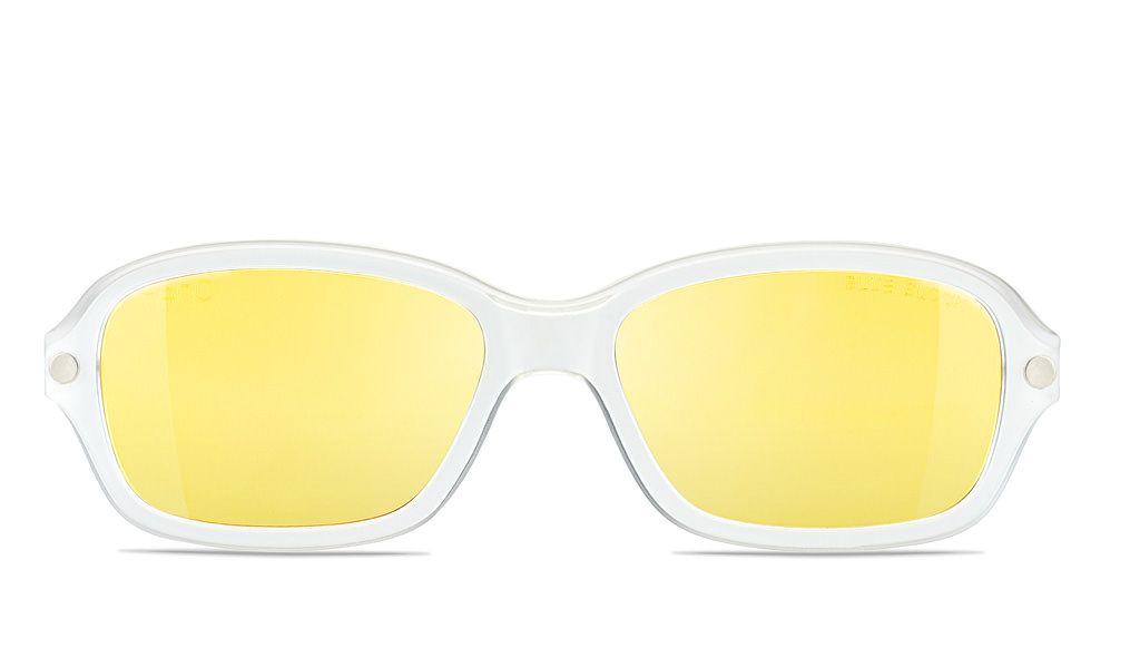 1pc Square Shaped Classic Yellow Lens Sunscreen Sunglasses With Personality  | SHEIN USA