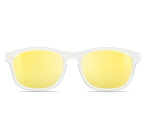 Nano Power Up Blue Block Yellow Lens Clip Crystal White      