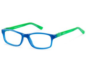 Nano Crew 3.0 Kids Eyeglasses Crystal Blue/Green 