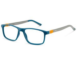 Nano Fanboy 3.0 Kids Eyeglasses Matte Blue/Grey/Orange