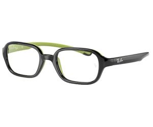 Ray-Ban Junior RY9074V-3882 Toddlers Glasses Black On Rubber Green