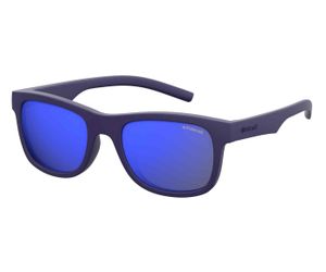 Polaroid Kids PLD-8020/S Sunglasses Polarized 0CIW-JY Rubber Blue