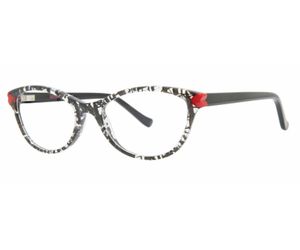 Kensie Girl Squad Girls Eyeglasses Black Crackle