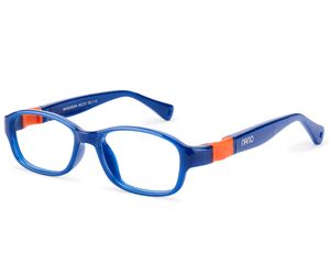 Nano Twitch 3.0 Kids Eyeglasses Crystal Navy/Orange