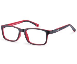 Nano Fangame 3.0 Kids Eyeglasses Matte Black/Red