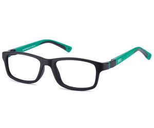 Nano Crew 3.0 Kids Eyeglasses Matte Black/Turquoise