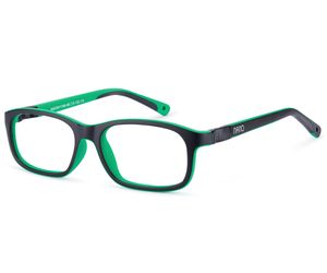 Nano Arcade 3.0 Kids Eyeglasses Matte Black/Green