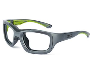 Nano Sport NSP100553 Kids Protective Glasses Pearl Matte Grey/Lime