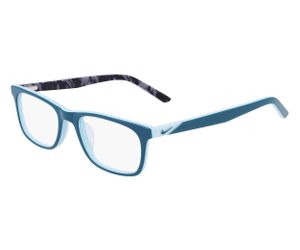 Nike 5547-304 Kids Eyeglasses Dark Teal Green/Worn Blue