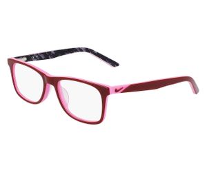 Nike 5549-606 Kids Eyeglasses Night Maroon/Pink Spell