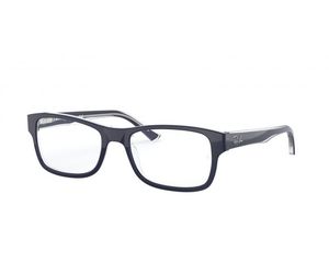 Ray-Ban Eyeglasses RX5268-5739 Blue on Transparente