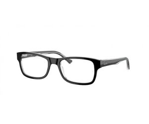 Ray-Ban Eyeglasses RX5268-2034 Black on Transparent