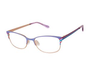 Lulu Guinness Girls Eyeglasses LK047 Purple/Red