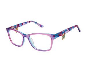 gx by Gwen Stefani Juniors GX841 Girls Glasses Purple Glitter
